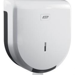 Distributeur Papier toilette Mini Jumbo 200M ABS Blanc